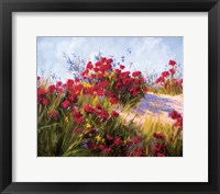 Red Poppies and Wild Flowers Fine Art Print
