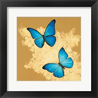 Cerulean Butterfly I Fine Art Print