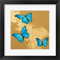 Cerulean Butterfly II Fine Art Print