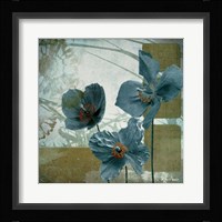 Cerulean Poppies II Fine Art Print
