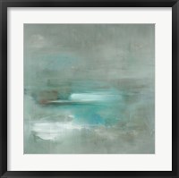 Misty Pale Azura Sea Fine Art Print