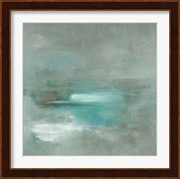 Misty Pale Azura Sea Fine Art Print