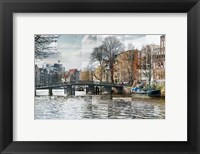 Zwanenburgwal Canal Fine Art Print