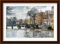 Zwanenburgwal Canal Fine Art Print