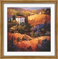 Evening Glow Tuscany Fine Art Print