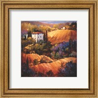 Evening Glow Tuscany Fine Art Print