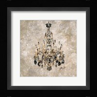 Champagne Chandelier Fine Art Print