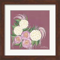 Floral in Plum Fine Art Print