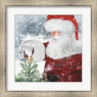 Santa Tree Star Fine Art Print