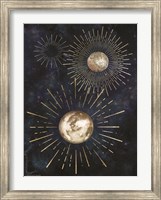 Gold Celestial Rays IV Fine Art Print