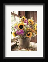 Wildflowers in Bucket Fine Art Print