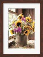 Wildflowers in Bucket Fine Art Print
