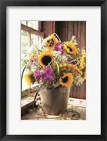 Wildflowers in Bucket Fine Art Print