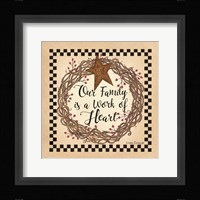 Our Family Wreath Fine Art Print