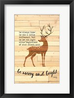 Be Merry and Bright Deer Fine Art Print