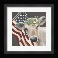 Patriotic Cow Fine Art Print