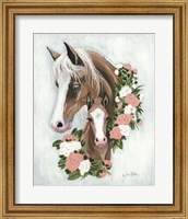 Floral Ponies Fine Art Print