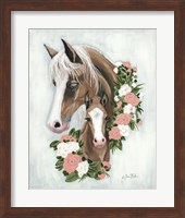 Floral Ponies Fine Art Print