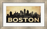 Boston Skyline Fine Art Print