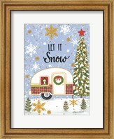 Let It Snow Camper Fine Art Print