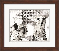 Modern Black & White Cheetahs Fine Art Print