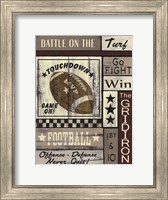 Football Game On Fine Art Print