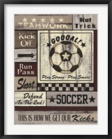 Soccer Goal Fine Art Print