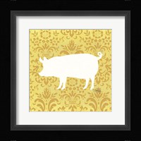 Pig Silhouette Fine Art Print