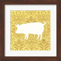 Pig Silhouette Fine Art Print