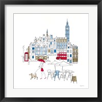 World Cafe I London Color Framed Print