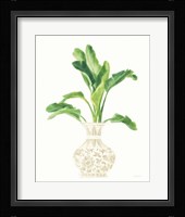 Palm Chinoiserie I Cream Framed Print