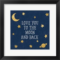 Love You To The Moon and Back Fine Art Print