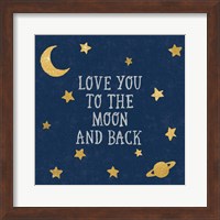 Love You To The Moon and Back Fine Art Print