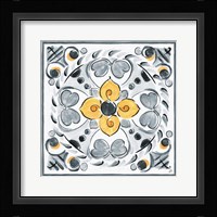 Morning Bloom VIII Gray Framed Print