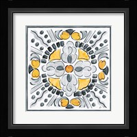 Morning Bloom VI Gray Framed Print