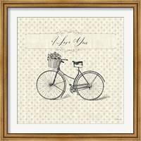 Paris Farmhouse III Bike Fine Art Print