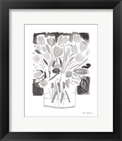 Lemon Gray Tulips I Fine Art Print
