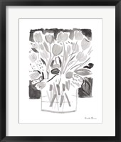 Lemon Gray Tulips I Fine Art Print