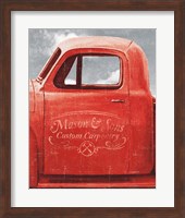 Lets Go for a Ride II Red Truck Fine Art Print