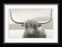Highland Cow Neutral Fine Art Print