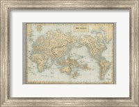 The World Map Neutral Fine Art Print