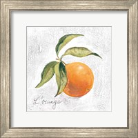 L Orange on White Fine Art Print