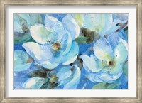 Blue Magnolias Fine Art Print