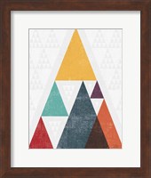 Mod Triangle III v2 Retro I Fine Art Print