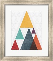 Mod Triangle III v2 Retro I Fine Art Print