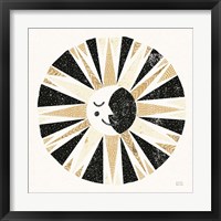 Moonshine Black Gold Sq Fine Art Print