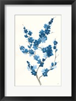 Blue Branch II Framed Print
