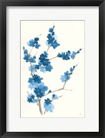 Blue Branch I Framed Print