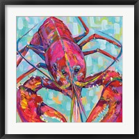 Lilly Lobster III Framed Print