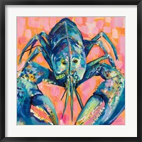 Lilly Lobster I Framed Print
